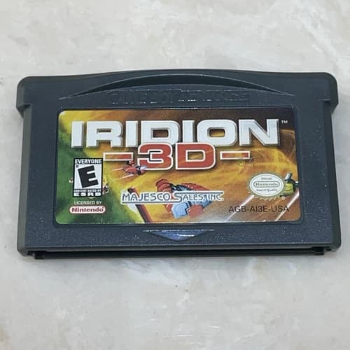 Iridion 3D Game Boy Advance Authentic Nintendo GBA Vintage Cartridge Only