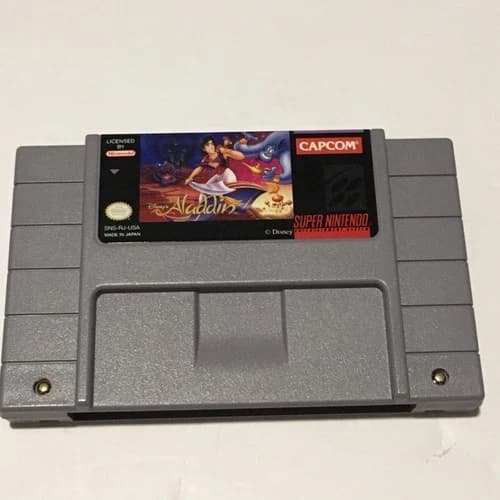 Disney's Aladdin (Super Nintendo Entertainment System, 1993) SNES Authentic
