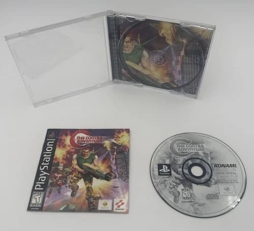 C: The Contra Adventure (Sony PlayStation 1, PS1) Black Label – CIB – Tested