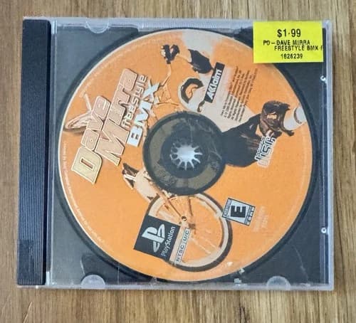 Dave Mirra Freestyle BMX (Sony PlayStation 1, 2000) Disc Only. Tested