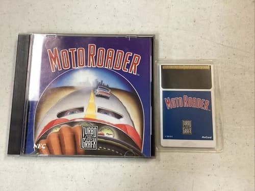 Moto Roader (TurboGrafx-16, 1989) CIB Manual Tested