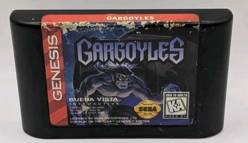 Gargoyles (Sega Genesis, 1994) Cartridge Only Tested