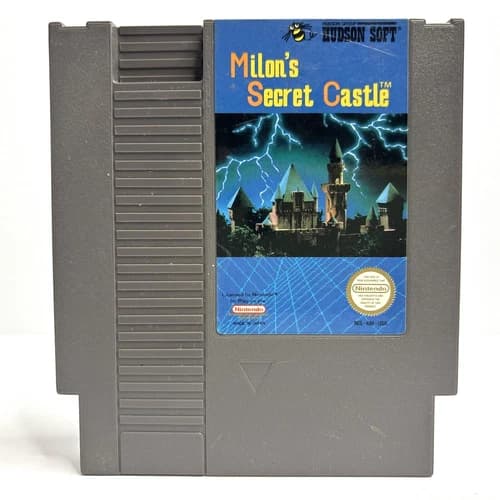 Milon's Secret Castle (Nintendo, NES) Authentic Game Cartridge Tested & Working