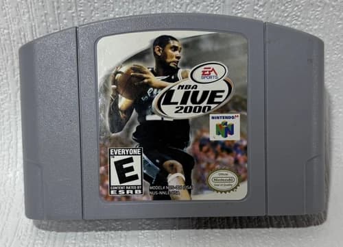 NBA Live 2000 ( Nintendo 64, 1999) N64 Authentic Cartridge Only Retro Basketball