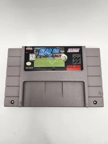 Head-On Soccer (Super Nintendo Entertainment System, 1995) SNES Tested Rare Mint