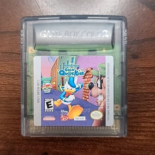 Donald Duck Goin' Quackers Game Boy Color Game Nintendo GBC Cart Only Tested