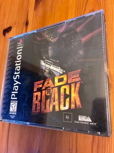 Fade to Black (Sony PlayStation 1, 1996) CIB Electronic Arts PS1 Flashback