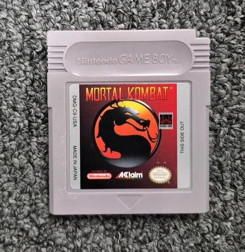 Mortal Kombat (Nintendo Game Boy, 1993) GB Original