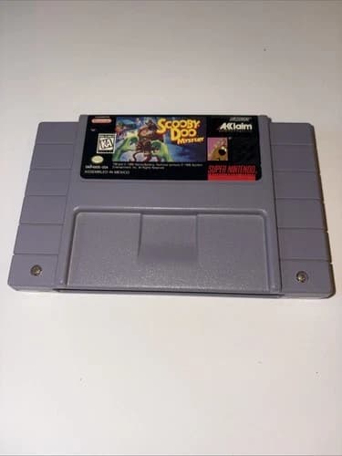 Scooby Doo Mystery Super Nintendo SNES Game Authentic Cleaned Tested