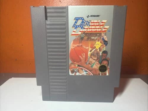 Double Dribble Basketball(NES, 1987) Working