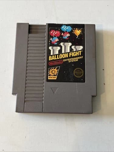Balloon Fight NES Nintendo Entertainment System Video Game Action Tested Working