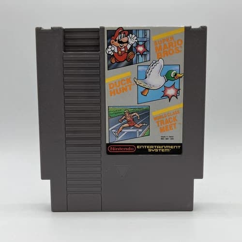 Nintendo NES Super Mario / Duck Hunt / World Class Track Meet Tested & Working