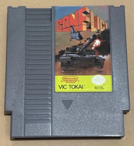 Nintendo NES Conflict (Cleaned, Tested & Working)