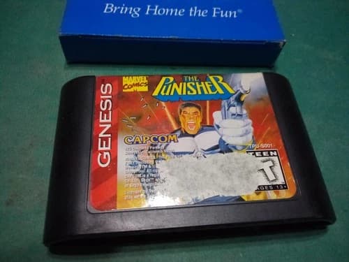 Punisher Sega Genesis cartridge