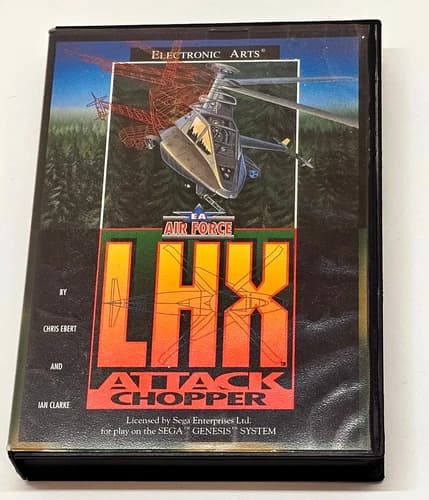 LHX Attack Chopper Sega Genesis