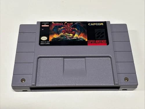 Demon's Crest (Super Nintendo SNES) Authentic & Tested