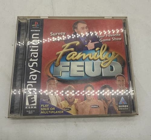 FAMILY FEUD Game Show complete in case w/ manual - Sony Playstation PS1