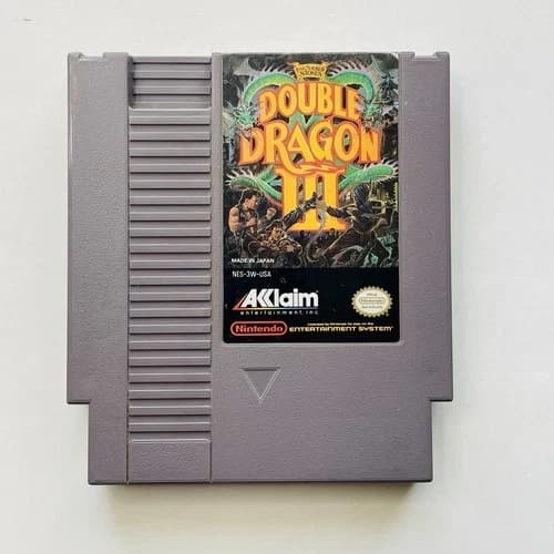 Double Dragon III: The Sacred Stones (1991) Nintendo NES Cleaned & Tested