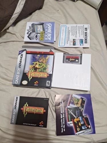 Castlevania Classic NES Series Nintendo Game Boy Advance GBA Complete