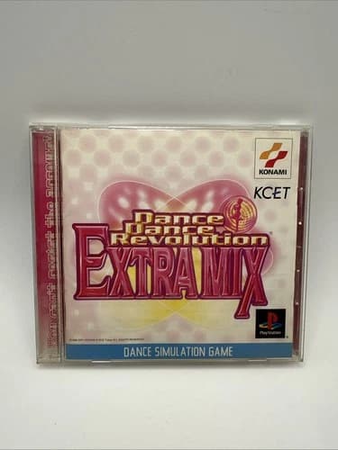 DANCE DANCE REVOLUTION EXTRA MIX DDR PS1 Playstation For JP System Tested