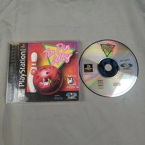 Ten Pin Alley (Ps1, Sony PlayStation 1, 1996) Complete CIB