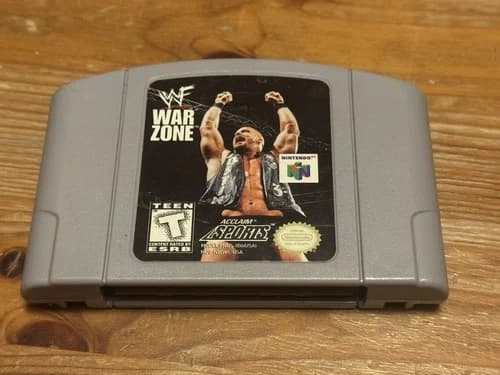 WWF War Zone (Nintendo 64 N64) Authentic Tested