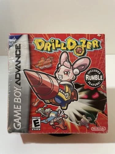 Drill Dozer (Nintendo Game Boy Advance GBA) Complete CIB- Authentic!