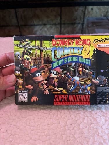 Donkey Kong Country 2 (Super Nintendo SNES) Complete in Box CIB