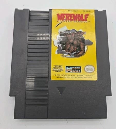 Werewolf the Last Warrior (Nintendo NES 1990) Authentic Cartridge Only Tested