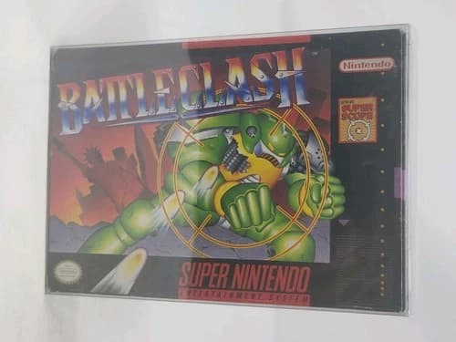 Battle Clash (Super Nintendo SNES, 1992) Authentic Complete CIB with Manual