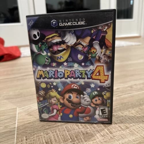Mario Party 4 (Nintendo GameCube, 2002) CIB COMPLETE 🔥