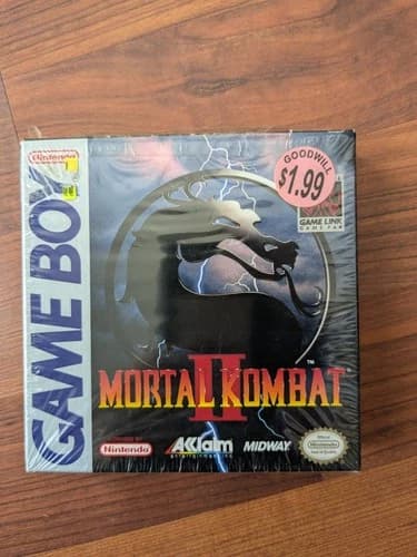 Mortal Kombat II 2 Nintendo GameBoy GB Acclaim Complete Open W/ Original Seal
