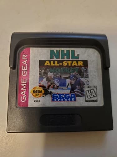 NHL All-Star Hockey Sega Game Gear Video Game Cart
