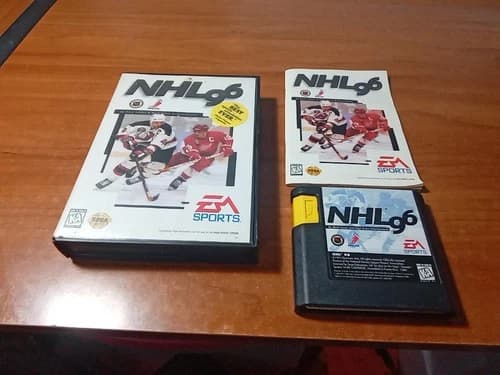 NHL 96 (Sega Genesis, 1995) CIB Complete *TESTED*