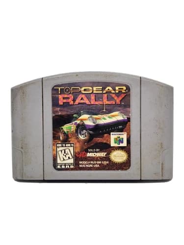 Top Gear Rally (Nintendo 64, N64, 1997) AUTHENTIC & TESTED