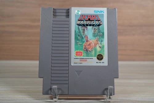 Nintendo NES Ikari Warriors Game Cartridge Cleaned & Tested Authentic