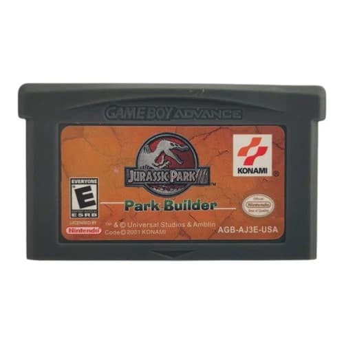 Jurassic Park III: Park Builder - Game Boy Advance GBA Game
