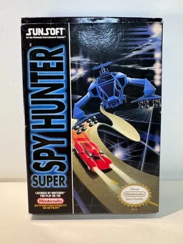 Super Spy Hunter (Nintendo NES, 1992) Complete CIB Tested Authentic