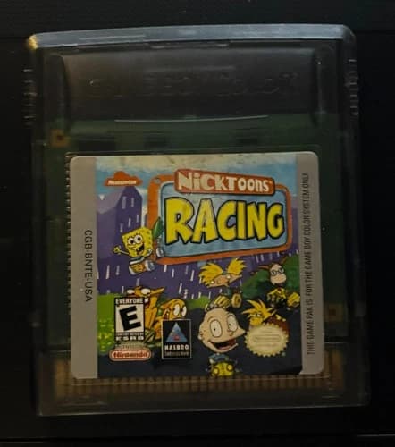 Nicktoons Racing (Nintendo Game Boy Color, 2000) Tested Works