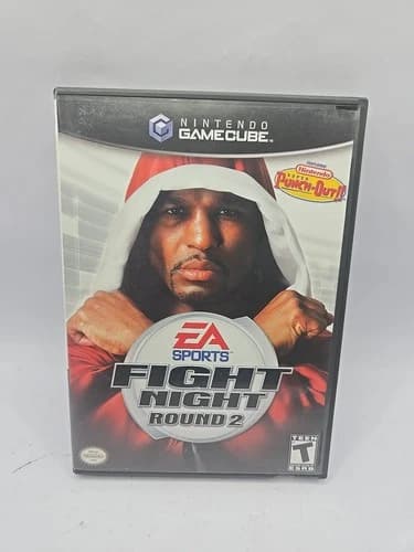 Fight Night Round 2 Nintendo Gamecube Complete CIB Authentic Tested