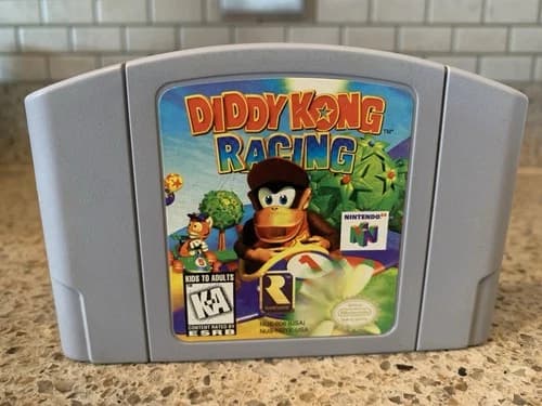 Diddy Kong Racing N64 Cartridge (Nintendo, 1997) - Tested Authentic