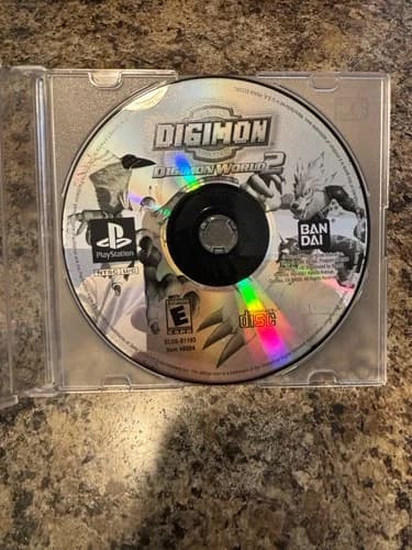 Digimon World 2 - PS1 Sony PlayStation 1, 2001- Disc Only - Tested & Working