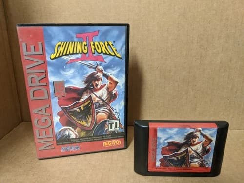 Shining Force II (2) Tectoy Brazil Sega Genesis Mega Drive Brazilian Tested
