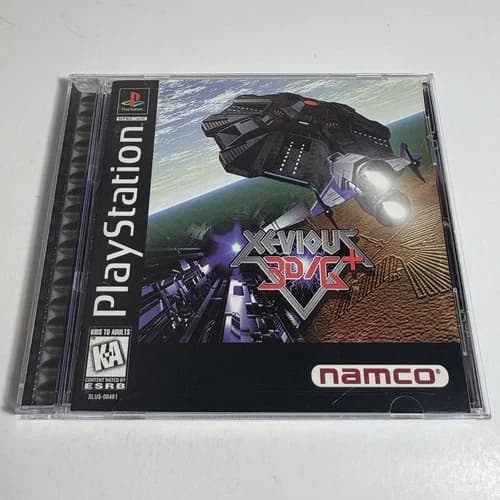 Xevious 3D/G+ (Playstation PS1) Complete CIB Tested Clean Fast Shipping!