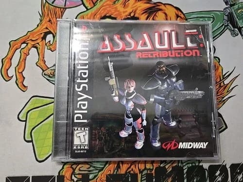 Assault: Retribution (Sony PlayStation 1, 1998) CIB W. REG CARD