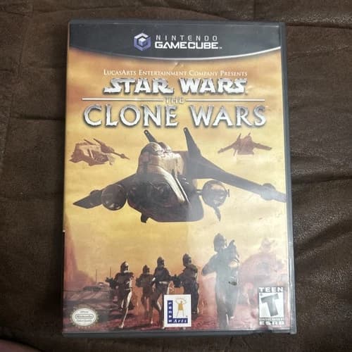 Star Wars: The Clone Wars (Nintendo GameCube) COMPLETE, Tested And Working