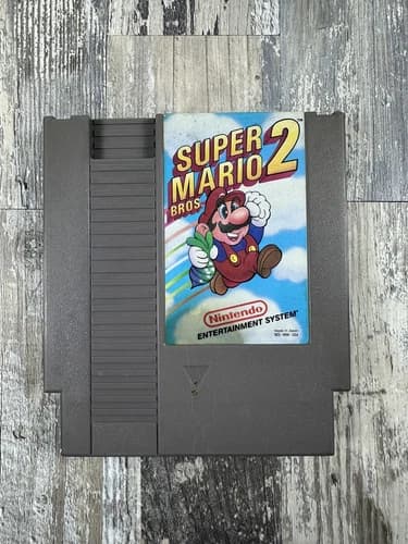 Super Mario Bros. 2 (Nintendo NES, 1988) Authentic, Tested