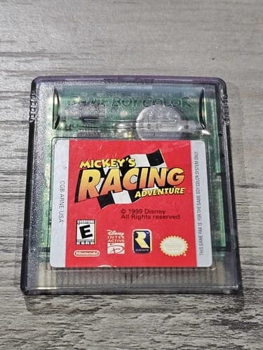 Mickey's Racing Adventure Nintendo Game Boy Color TESTED