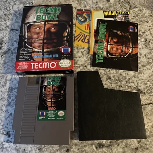Tecmo Bowl NES Complete In Box CIB