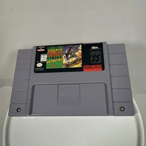 Jungle Strike The Sequel To Desert Strike (Super Nintendo) SNES Authentic Tested